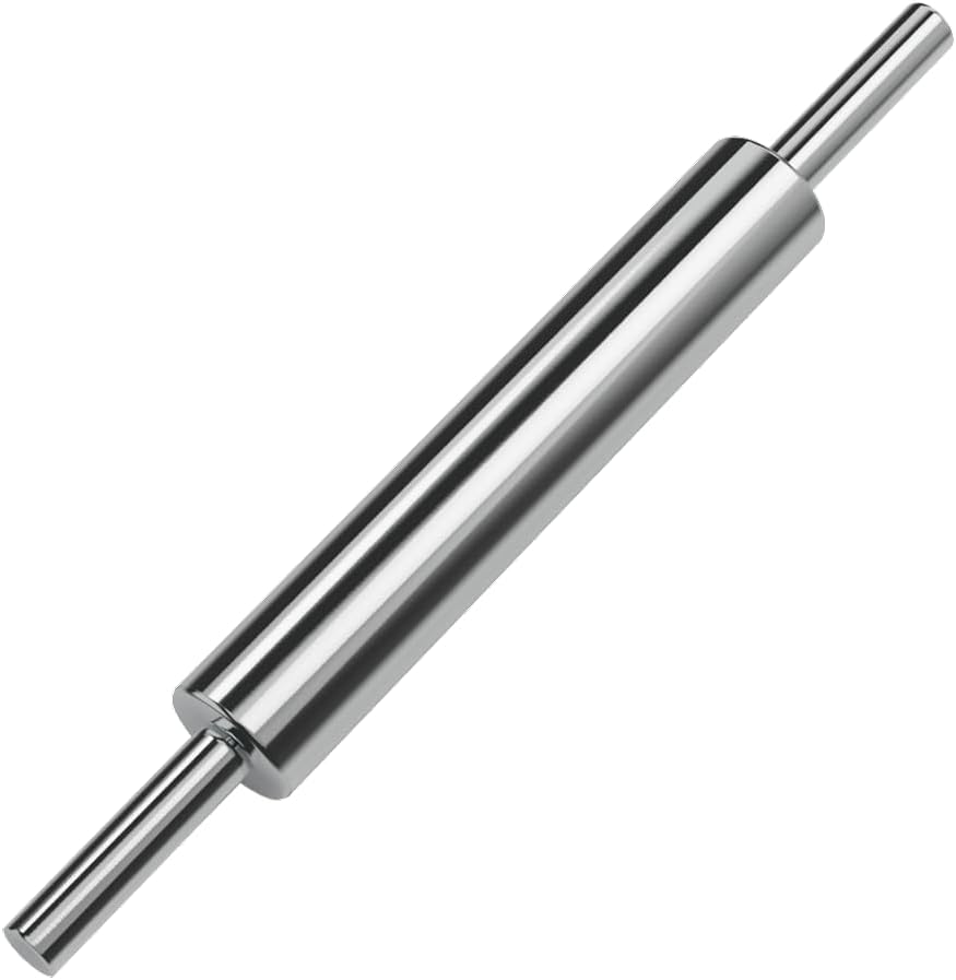 Rolling Pin With Stainless Steel H&le