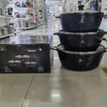 6 Piece Aluminum Non Stick Granite Coating Cookware Sets