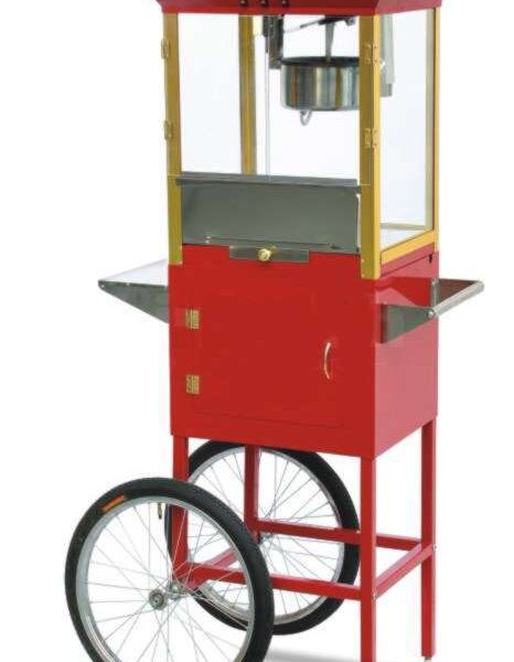 Popcorn machine with trolley