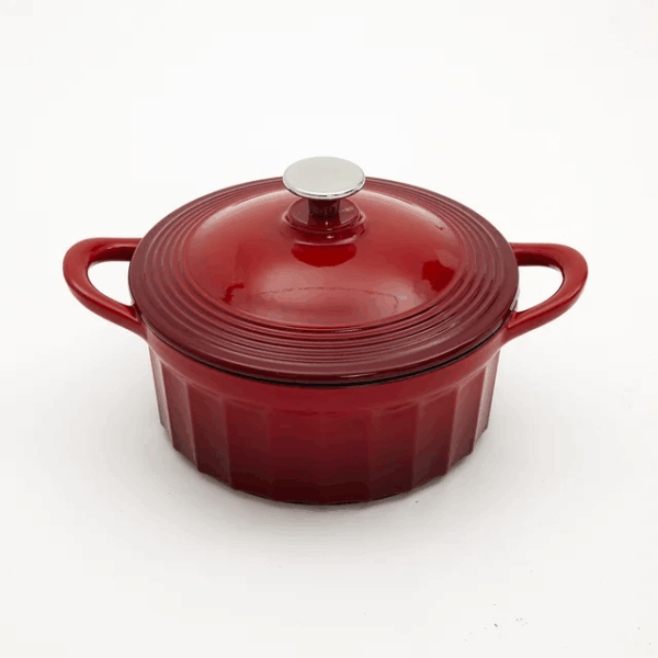 Red Enamel cast iron cookware